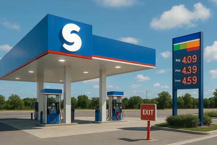 Gas Station Signage